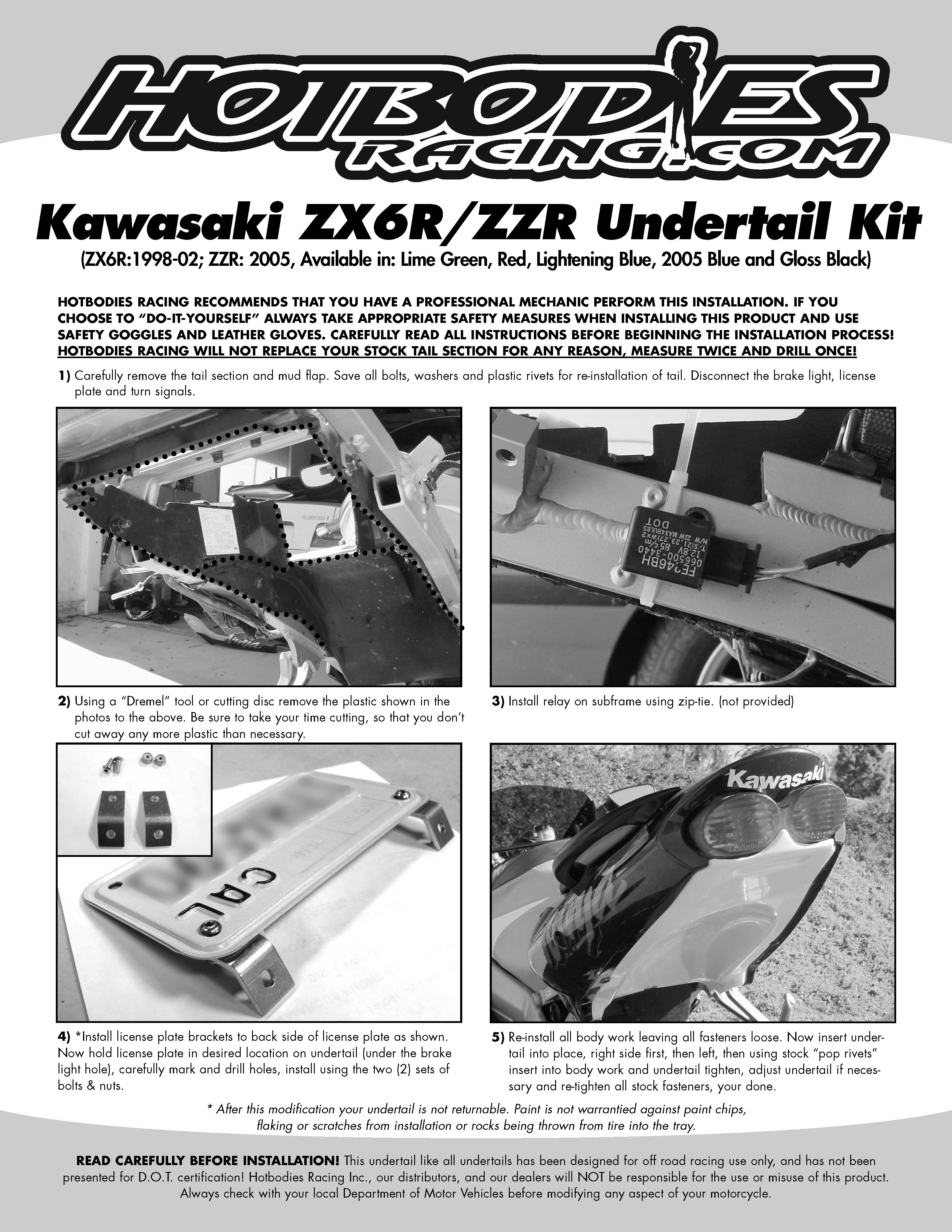 
				ZX6R 1998-02 Undertail Installation
	