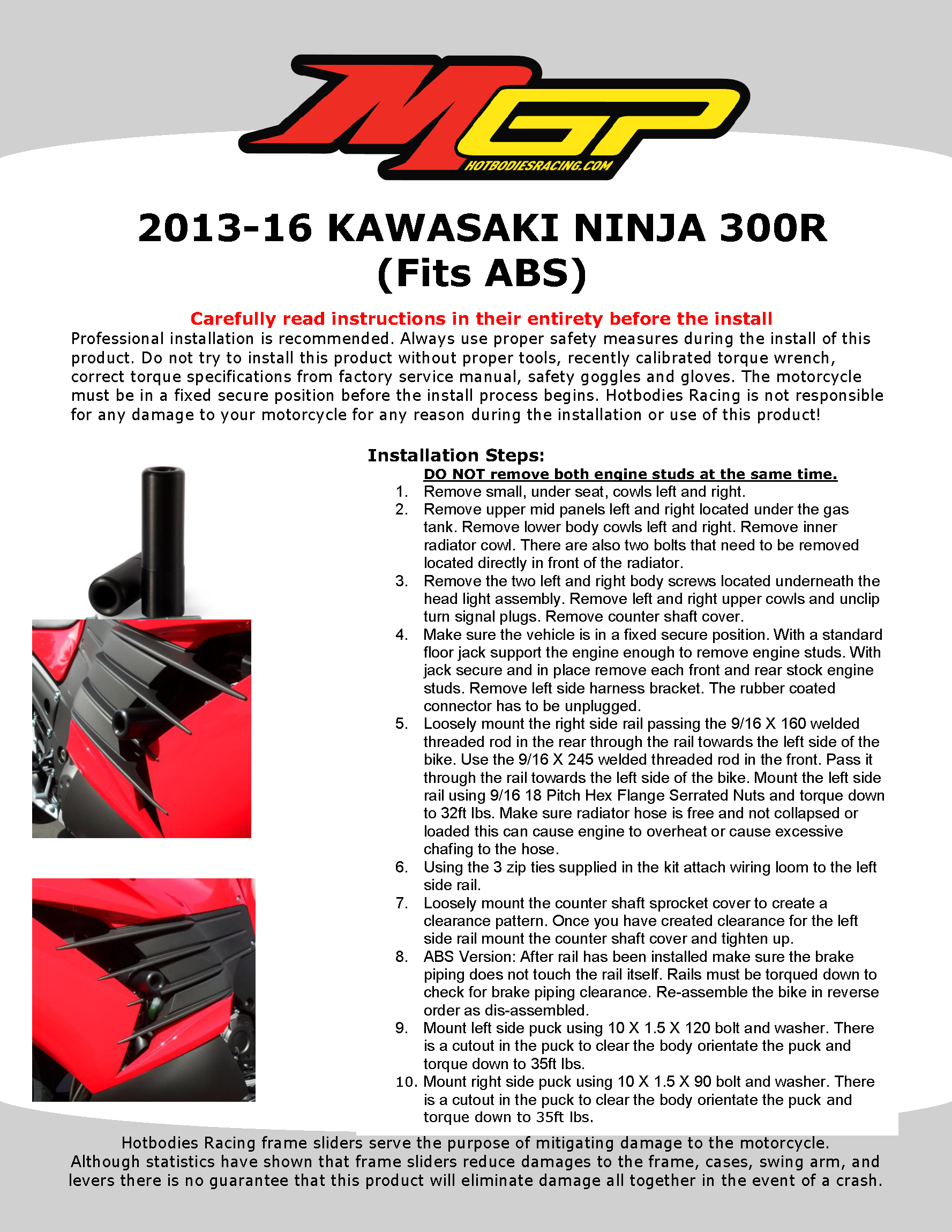 

2013-16 KAWASAKI NINJA 300R

